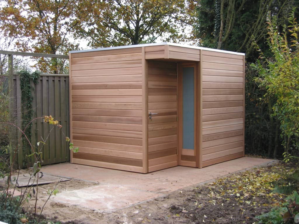 Cubic hoek Red Cedar horizontaal Medium